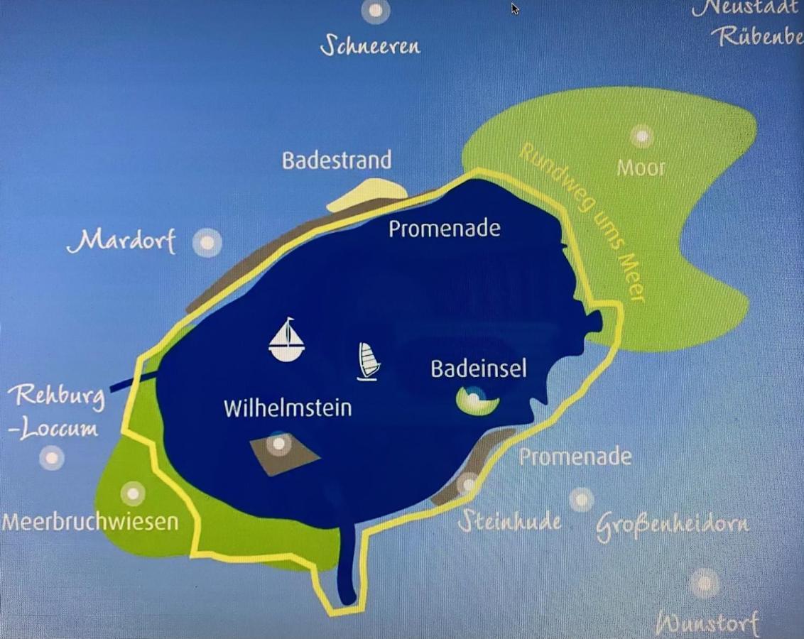Ferien-Whg Stuenkel Nahe Steinhuder Meer Mit Garten Und Balkon Kültér fotó